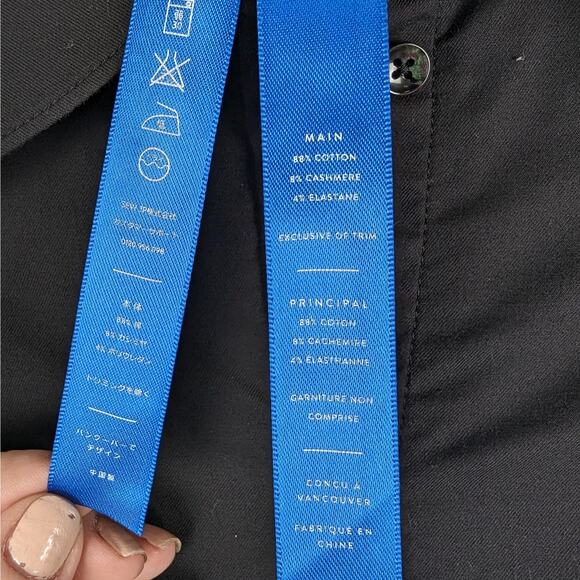 Kit and‎ Ace Black All Buttoned Up Boyfriend Fit Shirt Dress Size 4 - Picture 11 of 12